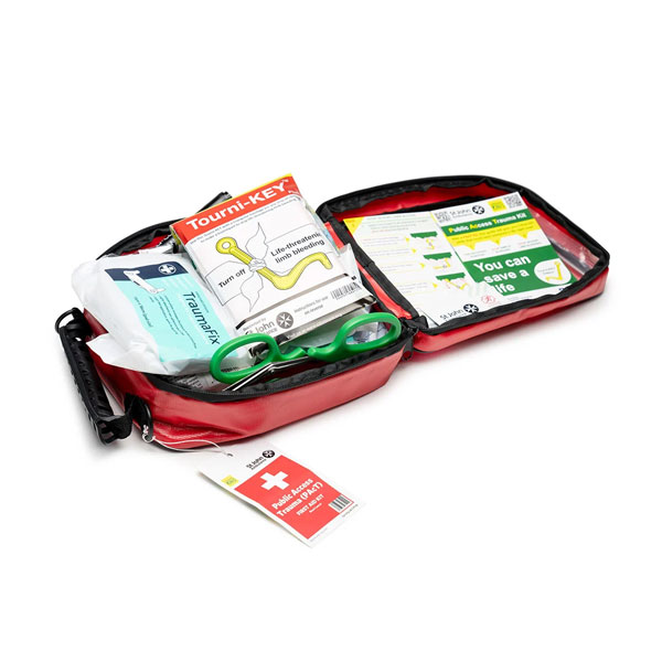 Image 4 of St John Ambulance Zenith Public Access Trauma (PAcT) First Aid Kit with Tourni-key