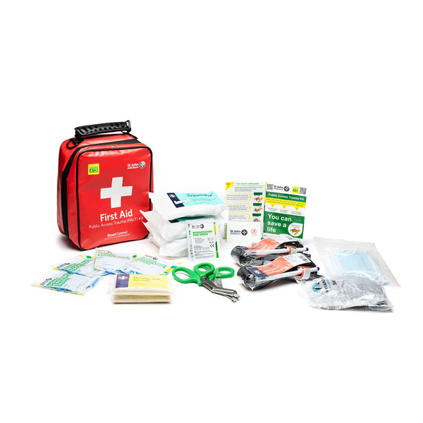 Image 2 of St John Ambulance Zenith Public Access Trauma (PAcT) First Aid Kit with Tourniquet