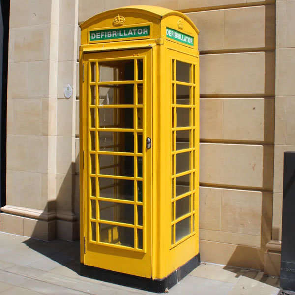 Image 3 of Low Voltage Heated Defibrillator Cabinet for Phone Boxes